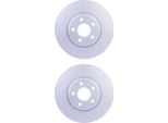 2X Hella 8DD 355 128-711 Disco Freno, Asse Anteriore