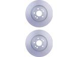 2X Hella 8DD 355 128-581 Disco Freno, Asse Anteriore