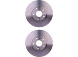 2X Hella 8DD 355 116-101 Disco Freno, Asse Anteriore