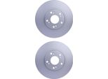 2X Hella 8DD 355 118-701 Disco Freno, Asse Anteriore