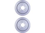 2X Hella 8DD 355 118-781 Disco Freno Asse Posteriore