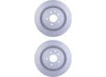 2X Hella 8DD 355 122-261 Disco Freno Asse Posteriore