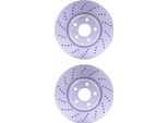 2X Hella 8DD 355 122-911 Disco Freno, Asse Anteriore