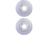2X Hella 8DD 355 126-291 Disco Freno, Asse Anteriore