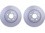 2X Hella 8DD 355 126-301 Disco Freno, Asse Anteriore