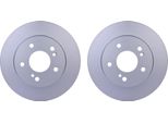 2X Hella 8DD 355 127-011 Disco Freno Asse Posteriore