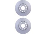 2X Hella 8DD 355 127-081 Disco Freno, Asse Anteriore
