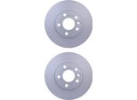 2X Hella 8DD 355 127-221 Disco Freno, Asse Anteriore
