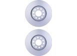 2X Hella 8DD 355 127-191 Disco Freno, Asse Anteriore