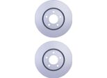 2X Hella 8DD 355 127-671 Disco Freno, Asse Anteriore