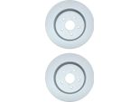 2X Hella 8DD 355 132-371 Disco Freno Asse Posteriore