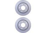 2X Hella 8DD 355 127-401 Disco Freno Asse Posteriore