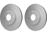 2X Disco Freno Hella 8DD 355 126-601 Per Ford Fiesta Mk7 Hatchback 43 8Mm