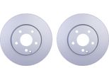 2X Hella 8DD 355 127-751 Disco Freno, Asse Anteriore