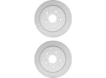 2X Hella 8DD 355 132-591 Disco Freno Asse Posteriore