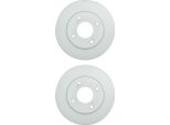 2X Hella 8DD 355 132-381 Disco Freno, Asse Anteriore