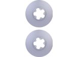 2X Hella 8DD 355 127-541 Disco Freno, Asse Anteriore