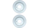 2X Hella 8DD 355 132-631 Disco Freno Asse Posteriore