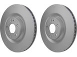 2X Hella 8DD 355 132-681 Disco Freno, Asse Anteriore
