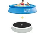 Piscina Intex Easy Set - 244 X 61 Cm - Inclusa Vela Solare