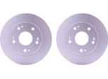 2 Dischi Freno Hella Per Honda Civic Viii Hatchback (Fn/ Fk)