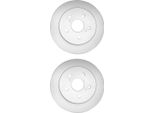 2X Hella 8DD 355 132-401 Disco Freno Asse Posteriore