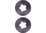 2X Hella 8DD 355 120-111 Disco Freno, Asse Anteriore