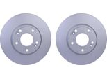 2X Hella 8DD 355 126-431 Disco Freno, Asse Anteriore