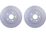 2X Hella 8DD 355 126-721 Disco Freno Asse Posteriore
