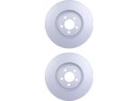 2X Hella 8DD 355 122-811 Disco Freno, Asse Anteriore