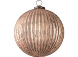 Clayre & Eef Guaina Di Natale Xl Ø 15 Cm In Vetro Rosa