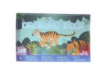 Sketchbook Tiger Junior Carta A4 80 Fogli