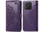 Xiaomi Redmi 10C Cover - Pelle Finta - Flip Cover Imoshion - Viola