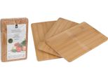 Set Di 3 Taglieri In Bambù 22X14X0,8 Cm