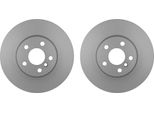 2X Hella 8DD 355 133-801 Disco Freno, Asse Anteriore