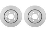 2X Hella 8DD 355 133-871 Disco Freno Asse Posteriore