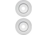2X Hella 8DD 355 131-401 Disco Freno Asse Anteriore