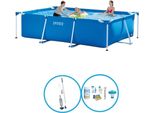 Intex Pool Telaio Rettangolare 300X200X75 Cm - Set Piscina