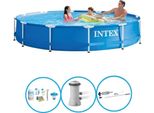 Intex Pool Metal Frame - Schwimmbad-Set - 366X76 Cm