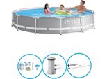 Intex Pool Prism Frame - Set Per Piscina - 366X76 Cm