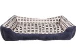 Divano Letto Morbido Per Un Cane 75 X 58 X 19 Cm Dimensioni. L (Blu Navy)
