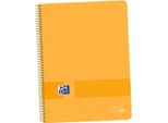 Oxford Live&Go Notebook Europeanbook 1 Spirale 80H 5X5 T/Plastica T/Plastica A4+ Blu Pesca -5U-