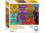 Brain Tree Puzzle Animali Tribali 500 Pezzi