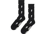 Happy Socks Flash Mezza Calza Lunga Nero Eu 36-40 Uomo Nero Eu 36-40