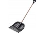 Pala Da Neve Kadax "Labrol"", Vanga Da Neve Senza Manico Con Bordo In Alluminio E Impugnatura Ergonomica A D, Nera, 45 Cm"