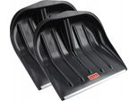 Pala Da Neve Kadax "Lafage"", Vanga Da Neve Senza Manico Con Bordo In Metallo, Nera, Larghezza 49 Cm, 2 Pezzi"