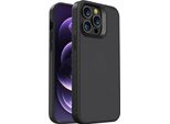 Custodia Iphone 14 Pro Max Custodia Protettiva Iphone 14 Pro Max Rugged Frosted Backcover Plastic Black Accezz