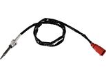 Sensore Temperatura Gas Di Scarico Avvitato A 2 Poli 850 Mm Cavo Hella Per Vw Golf E Altri