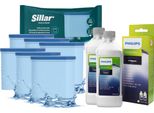 Set Per Macchine Da Caffè Completamente Automatiche Philips/Saeco: 6× Filtro Dell'acqua Compatibile Con Aquaclean - Ricambio Per CA6903/00 CA6903/10 + 2× Decalcificatore Philips CA6700 250
