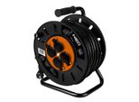 Neo Tools Avvolgicavo - 4 Prese - 230 V - IP20 Nero - Avvolgicavo/Avvolgitore Di Cavi Con 4 Prese - Potenza: 3200 W 3 X 1,5 Mm 40 M